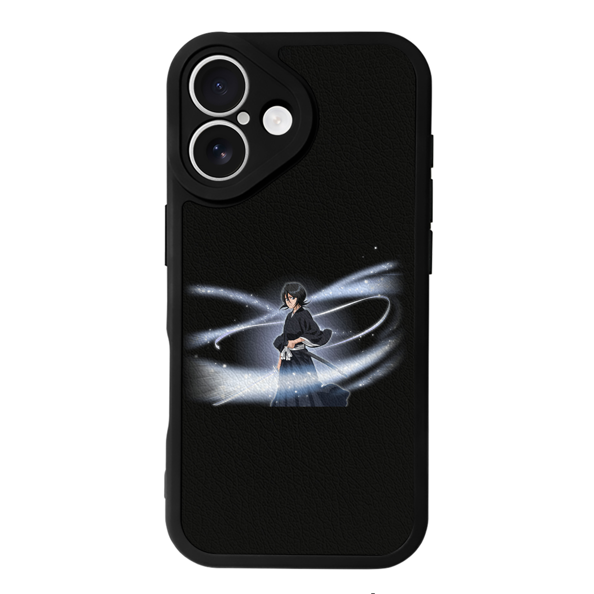 （画像用） ブリーチ 朽木ルキア BLEACH Kuchiki Rukia 【iPhone 16シリーズ対応】シリコンスマホケース（レザー調） 材質：シリコン